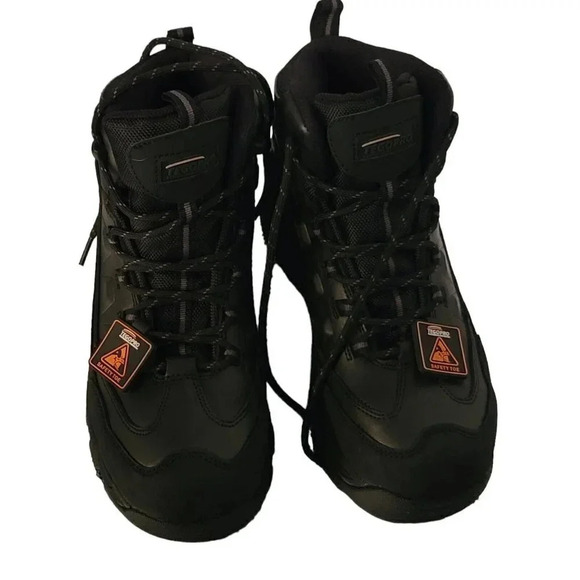 Tegopro Composite Toe Hiker Boots Sz 7 Memory Foam Insole Black Style T10014 - Picture 5 of 15